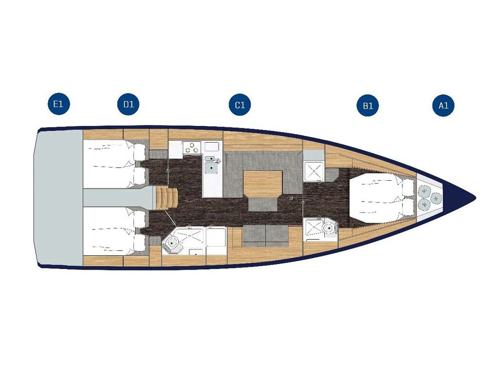 Bavaria C45, Efix