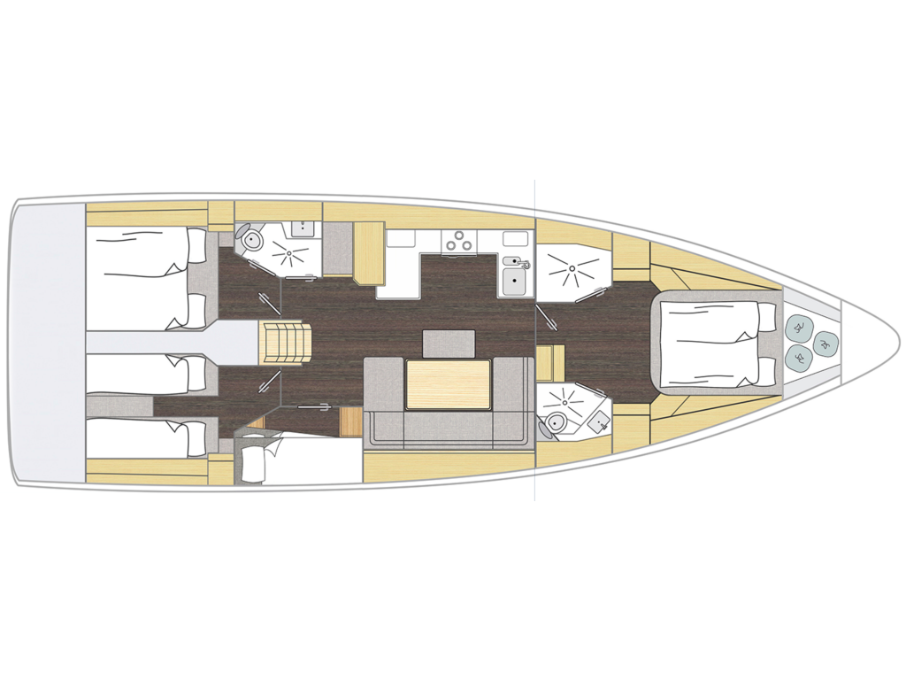 Bavaria C46, Sestrica Vela