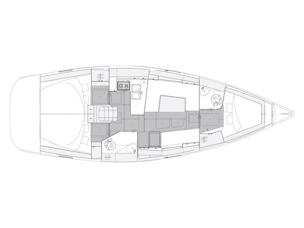 Elan Impression 40.1, Estela