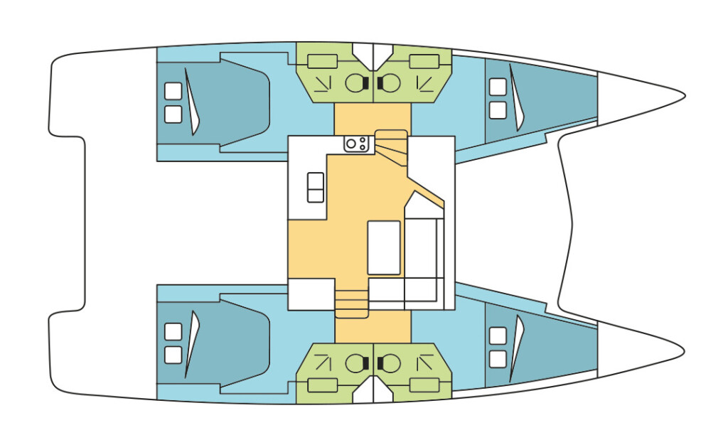 Fountaine Pajot Isla 40, Elia