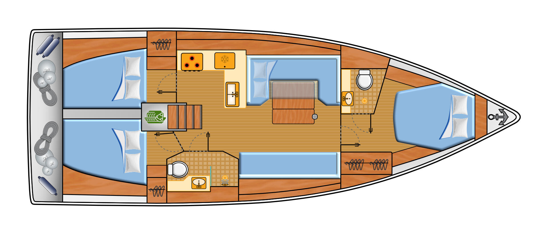 Hanse 410, Marius