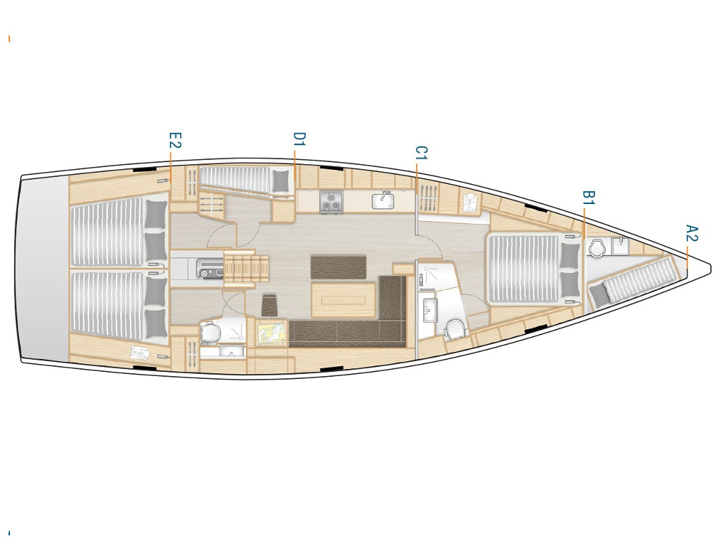 Hanse 508, Big  Blue