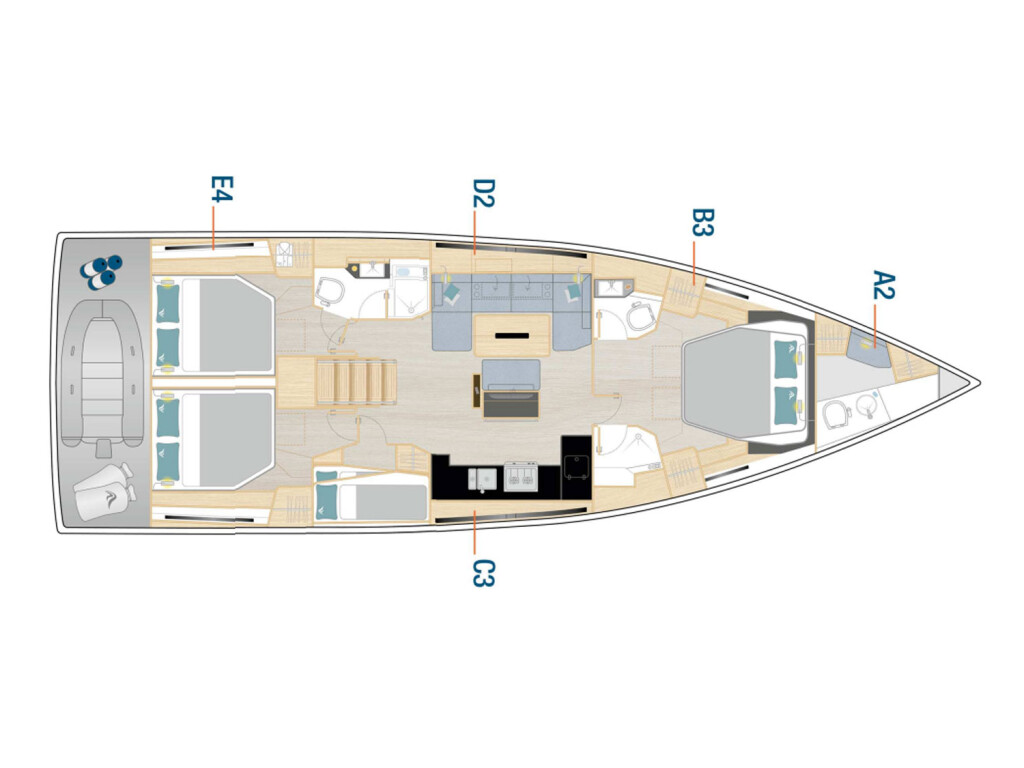 Hanse 510, Amber