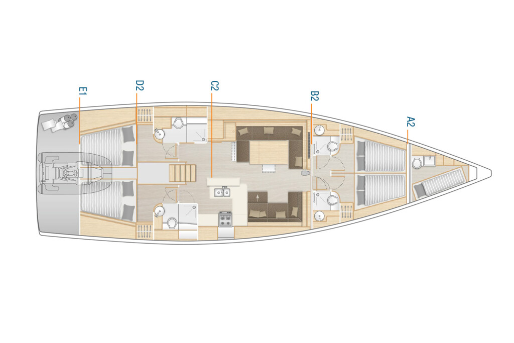 Hanse 588, Mischief